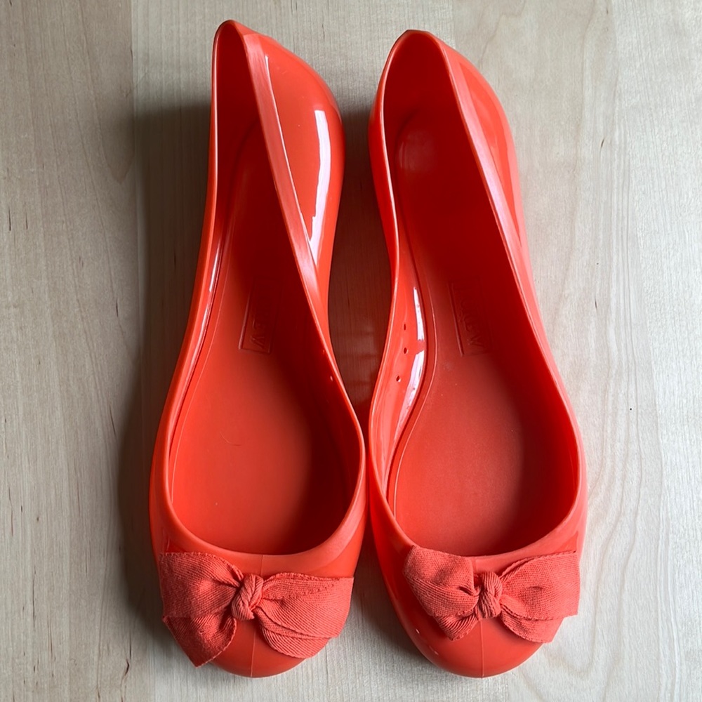 Jcrew rubber flats
